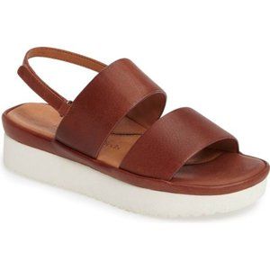 L'AMOUR DES PIEDS Abruzzo Slingback Platform Wedge Sandal
